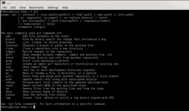 git installed