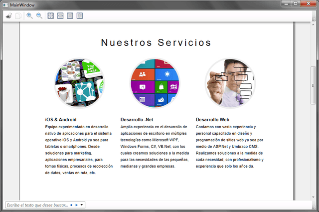 Resultado de lector XPS