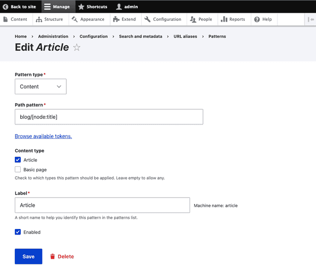 Path Alias