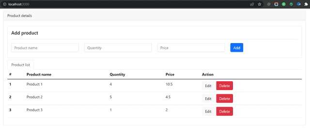 nextjs products app